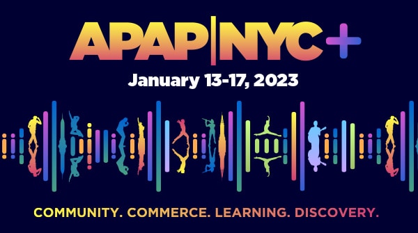 APAP|NYC+ 2023 Logo (Mike Shotton/APAP)