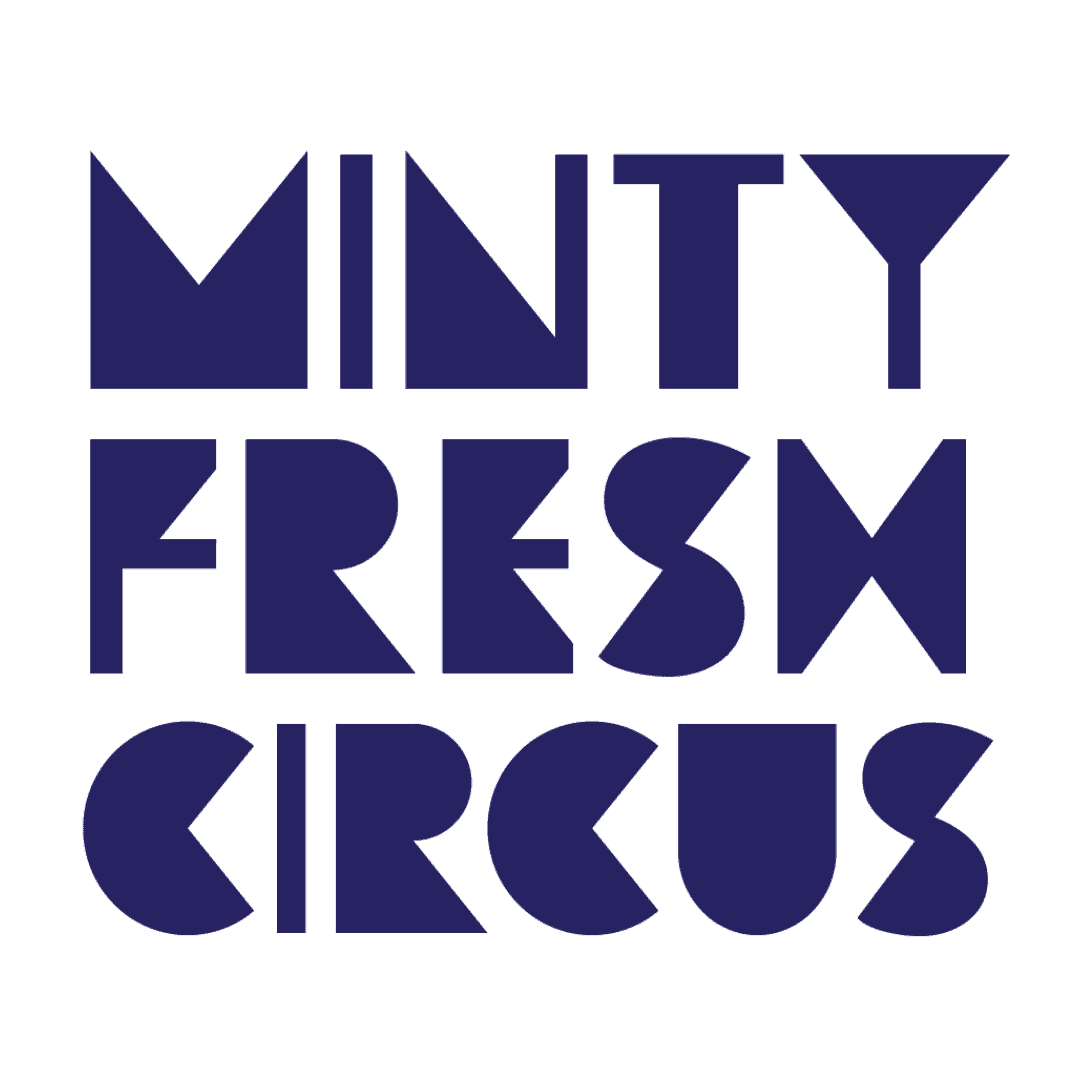 Minty Fresh Circus blue logo