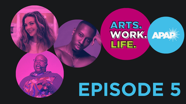 ARTS. WORK. LIFE. collage of 3 storytellers appearing in Season 3, Episode 5 of the podcast.